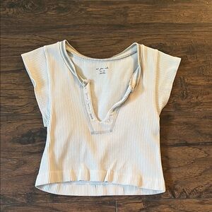 Urban Outfitters Cream Crop Top